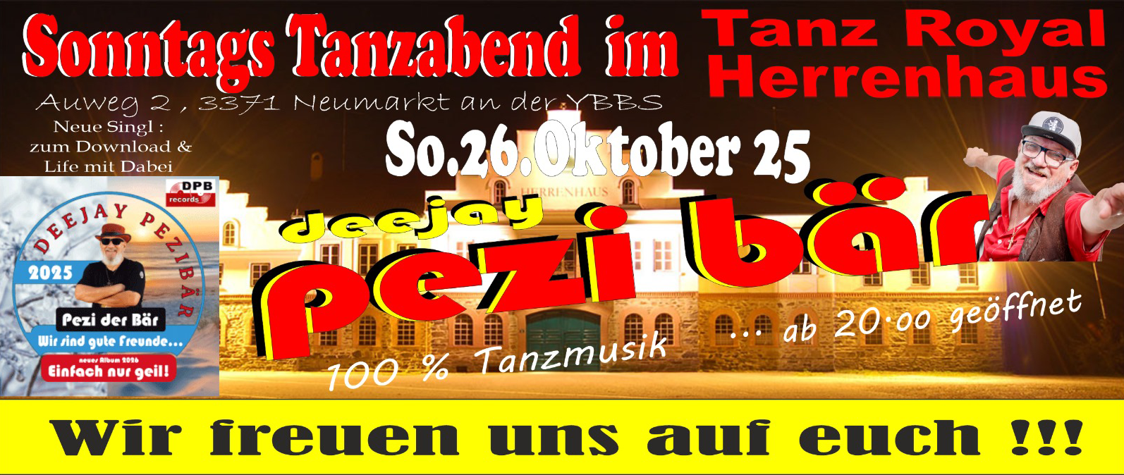 Tanzabend Herrenhaus